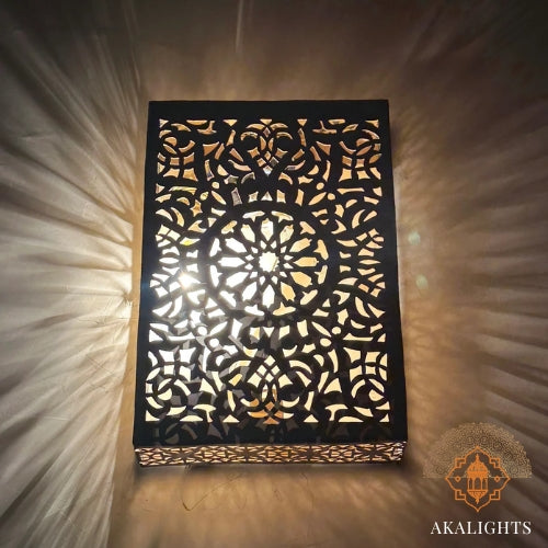 Moroccan Square Wall Sconce - Flush  Ceiling Light ML909