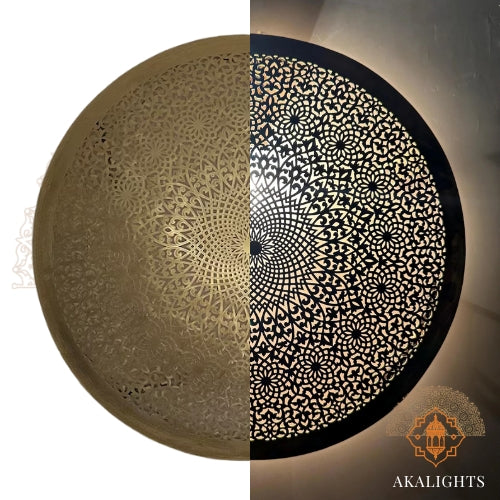 Moroccan Round Wall Sconce - Flush  Ceiling Light ML906