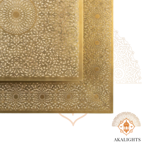 Moroccan Square Wall Sconce - Flush  Ceiling Light ML915