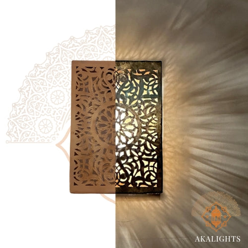 Moroccan Square Wall Sconce - Flush  Ceiling Light ML909