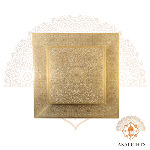 Moroccan Square Wall Sconce - Flush  Ceiling Light ML915