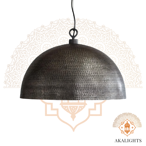 Moroccan Brass Dome Ceiling Light